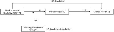 Work schedule flexibility and teleworking were not good together during COVID-19 when testing their effects on work overload and mental health